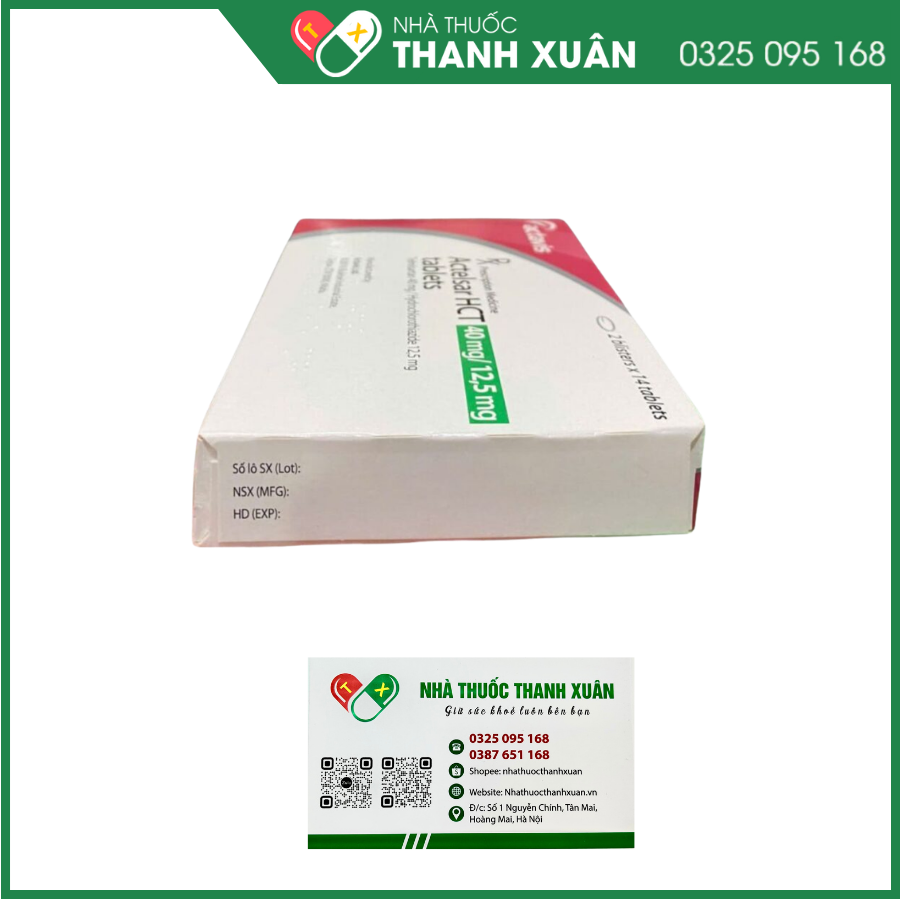 Actelsar HCT 40mg/12,5mg điều trị tăng huyết áp